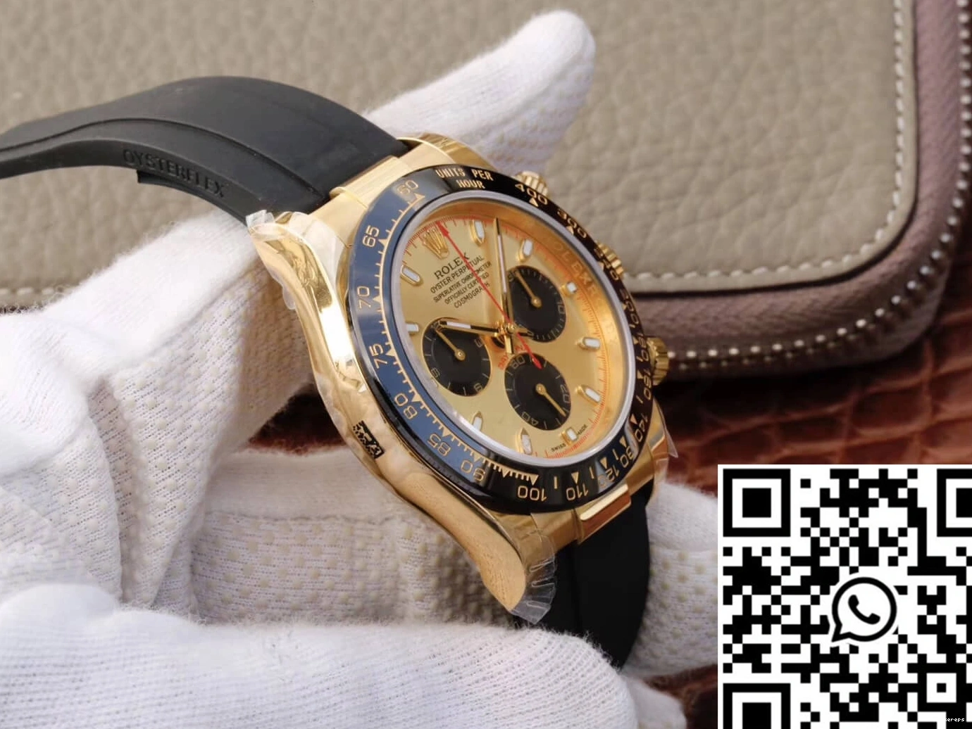 Cosmograph Gold Yellow JH Black Chronograph 116518ln V6 Daytona Rolex Factory 0415